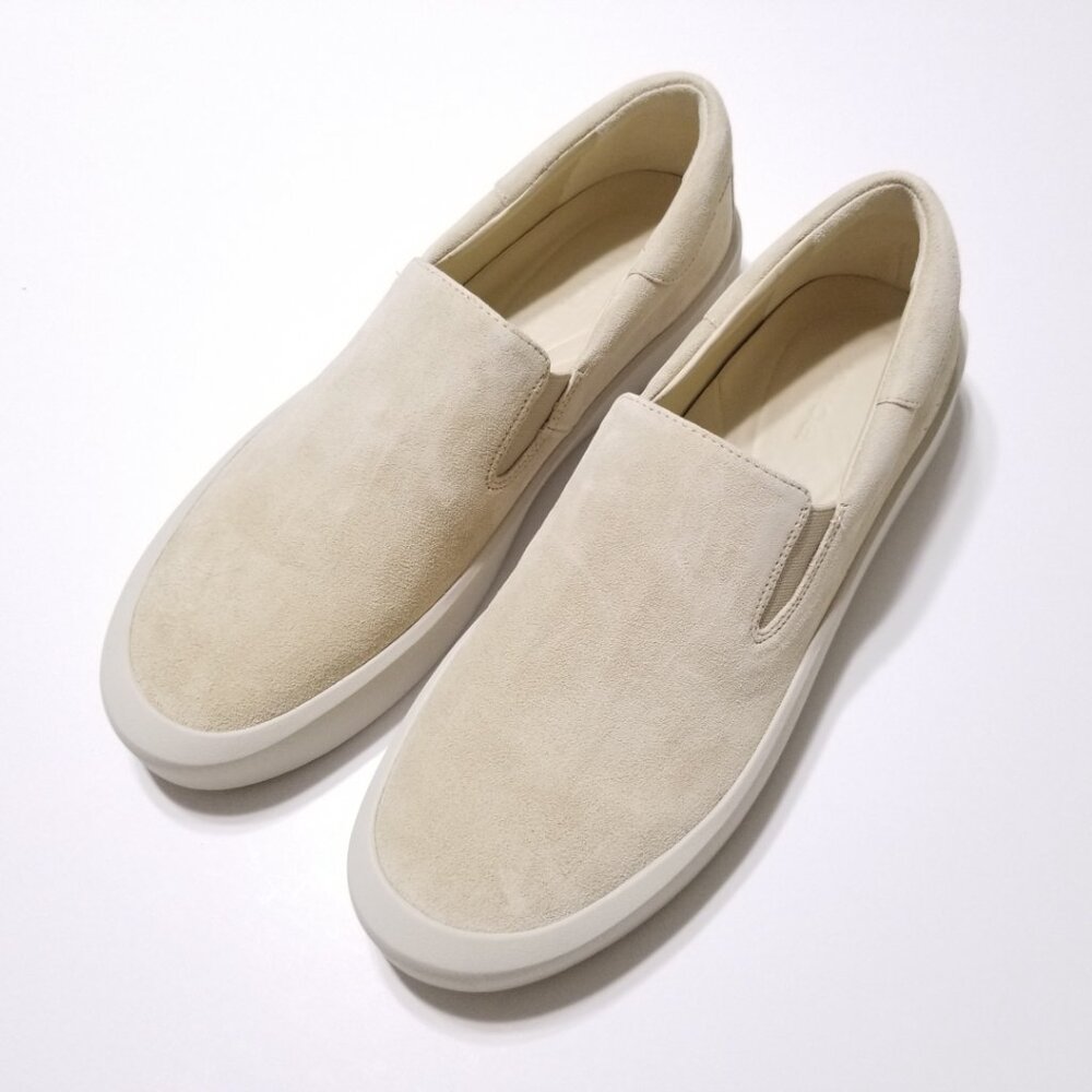 NIB Vince Women's Ginelle Suede Slip On Sneakers in Moonlight Size 9